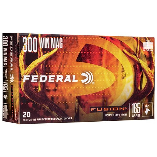 FED FUSION 300WIN 165GR SP 20/10 - Ammunition